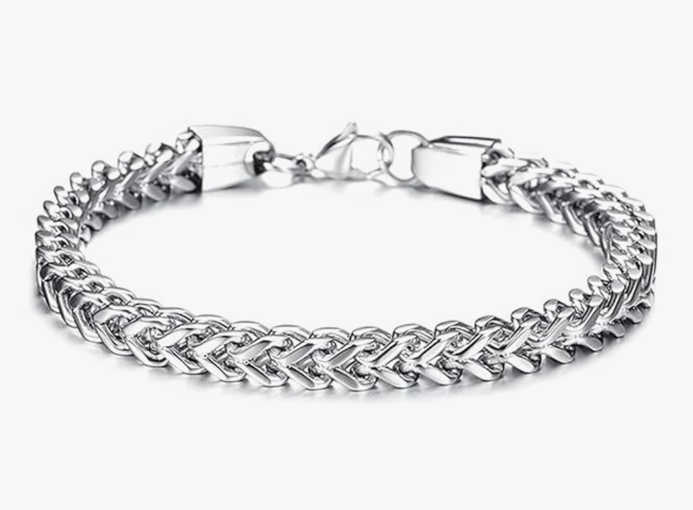 Silver tone bracelet