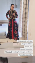 Load and play video in Gallery viewer, Gorgeous jacket style anarkali with hand embroidery
