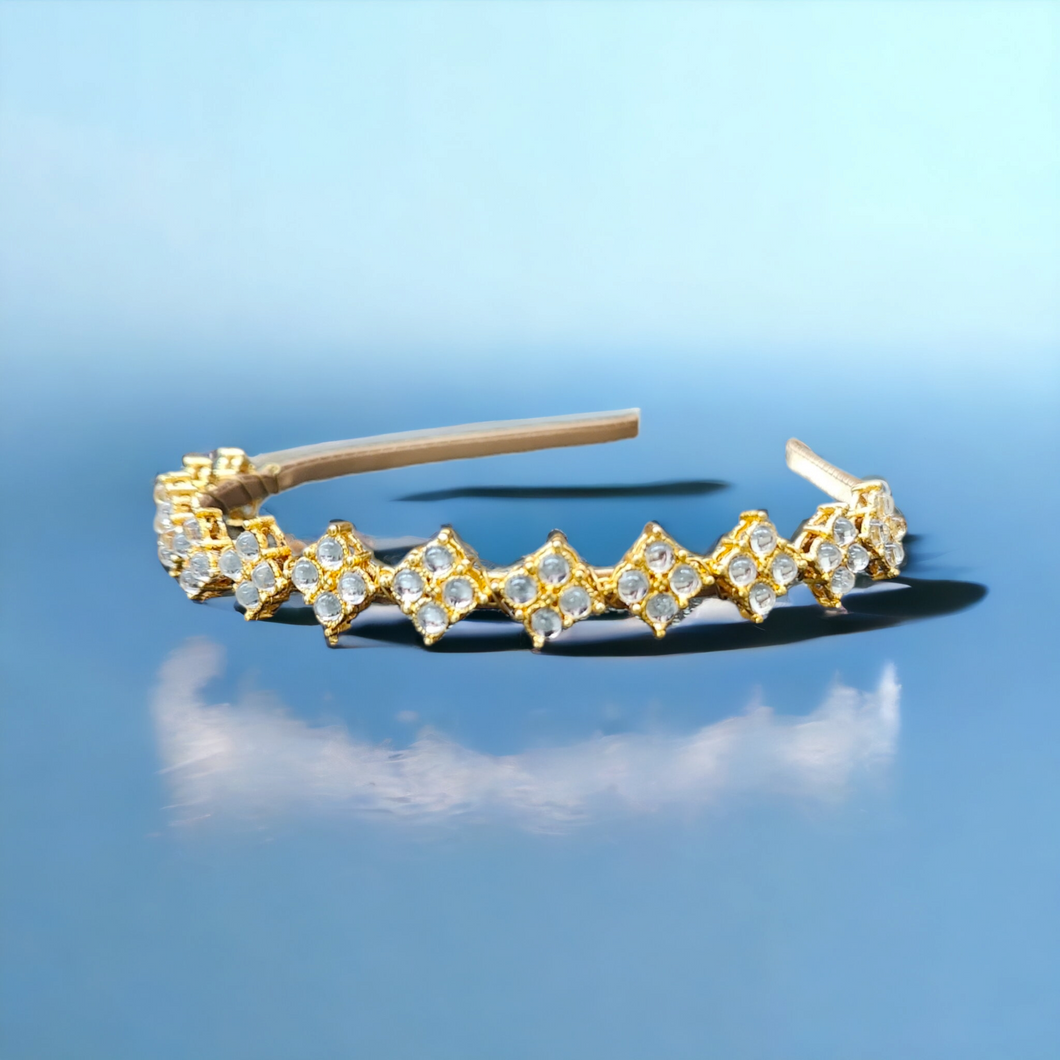 Diamonté kundan hairband